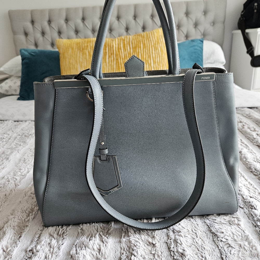 FENDI 2jours leather shoulder bag